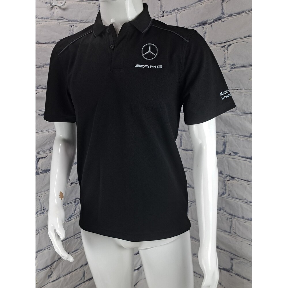 Mercedes Benz Men's Polo Shirt Logo AMG Promotional Hex Dry Stormtech golf Small